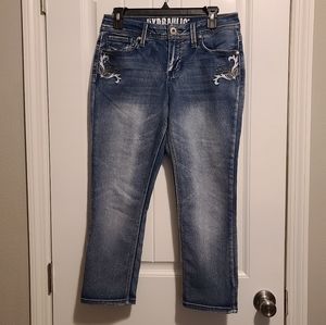 🌹Hydraulic Blue Jean Capris Sz 10 Like New!!